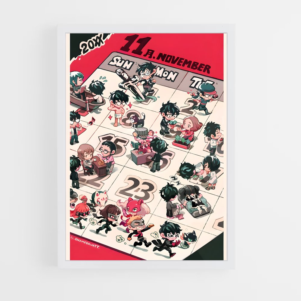 Poster Phantom Thieves: Ruse Éternelle – affiche Persona 5 (vue 3)